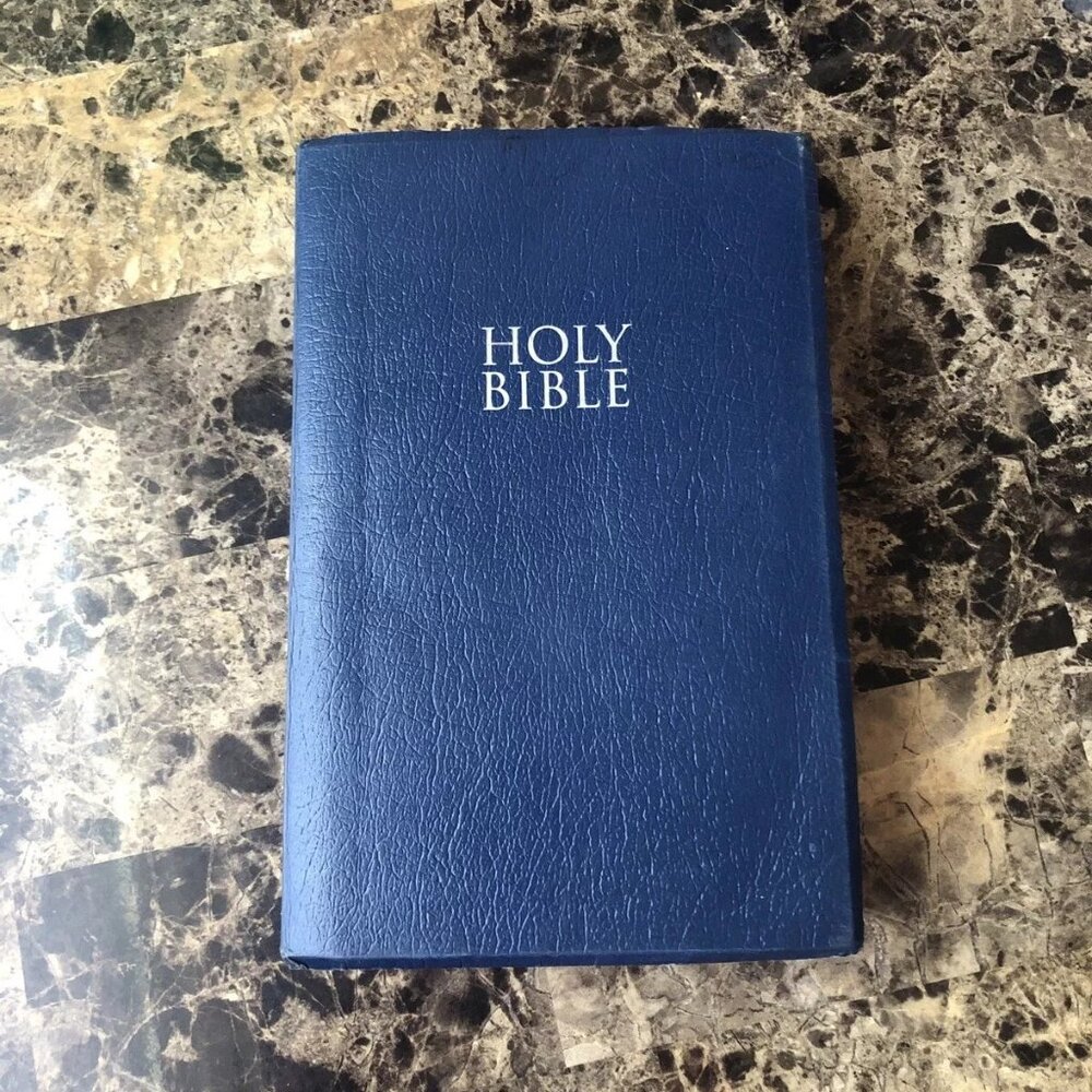 NIV Holy Bible Blue 2011 Gift and Award Bible for Kids Zondervan Leather Cover